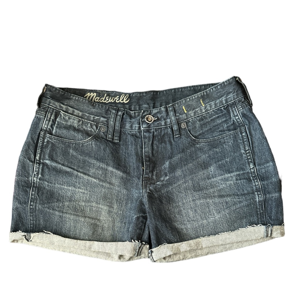 MADEWELL dark wash jean shorts size 26